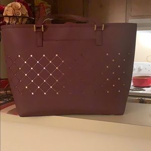 ‼️Plum and gold Micheal kors tote bag‼️
